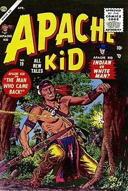 Couverture du N°19 d'Apache Kid