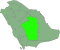 Lage der Provinz Riad in Saudi-Arabien