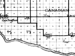 Corbett (bottom right) and surrounding communities (1928)[1]