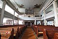 Kirchenschiff der Stadtkirche St. Nikolaus zu Pretzsch (Elbe) mit Doppelempore und Baumgarten-Orgel