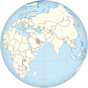 Бахрейн на карте мира