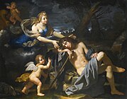 ベネデット・ジェンナーリ（英語版）『ディアナとエンデュミオン』（1672年-1674年）サザビーズ