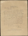 Image 45Lithographic facsimile of the Bixby letter, by Huber's Museum