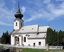 Catholic church in the village