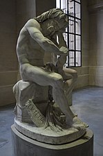 Camulogenus, skulptur utförd av Eugène-Louis Lequesne.