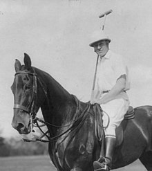 Чарльз Кэри Рамси, 1879-1922, портрет в полный рост, сидящий на лошади с молотком для поло, лицом влево LCCN2005688969 (обрезано) .jpg