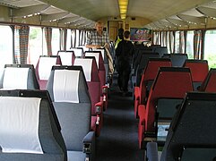 Interieur 2e klas van de BS 480