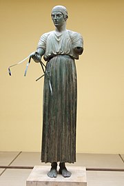 Auriga di Delfi, bronzo, 475 a.C.,