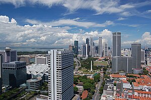 Downtown Core, Singapore's business centre.