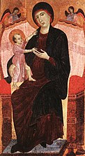 Duccio di Buoninsegna Madonna Gualino, c. 1285, 157 x 86 cm