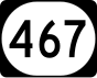 Kentucky Route 467 marker