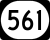 Kentucky Route 561 marker