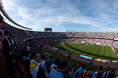 Vista panorámica del Estadio Monumental de Buenos Aires durante la final.