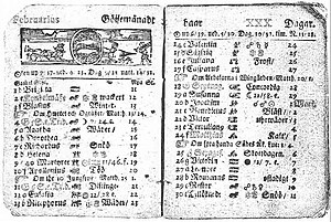 Swedish calendar for February 1712 Feb1712.jpg