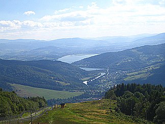 Blick vom Żar