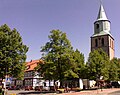 Der Marktplatz in Gronau (Leine)