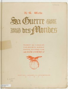 H. G. Wells, La Guerre des mondes (Éd. Vandamme), 1906    