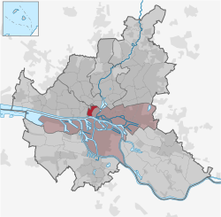 Mappa dei quartieri di