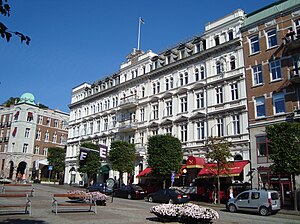 Hotell Mollberg ved Stortorget.