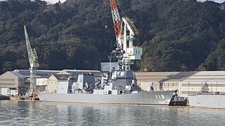 JS Fuyuzuki at JMU Maizuru Shipyard