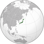 Map of the Empire of Japan in 1942