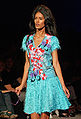 Jaslene Gonzalez a la passarel·la Custo Barcelona primavera-estiu de 2009 de la Mercedes Benz Fashion Week de Nova York.