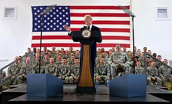 U.S. Vice President Joe Biden visiting troops ...