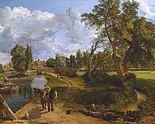 Flatford Mill ('Scene on a Navigable River') by John Constable, c. 1816 John Constable - Flatford Mill.jpg