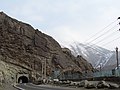 Chalus Road beside the dam