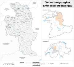Plan regionu administracyjnego Emmental-Oberaargau