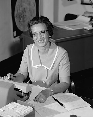 Katherine Johnson. Calculated the trajectory for Apollo 11, among other things.