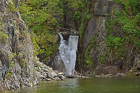 Водопад на реке Киште