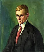 Konrad Mägi, Miehen muotokuva, 1917–18.