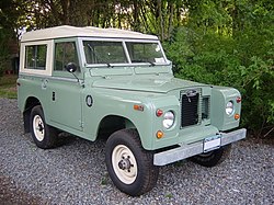 1971 Land Rover Series IIa.