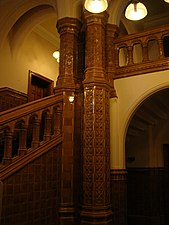 Leeds University Great Hall staircase