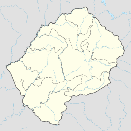 Location map Лесотэ