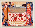 Affiche publicitaire pour le Morning Journal (1900)[4].