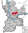 Lage der Gemeinde Mönchberg im Landkreis Miltenberg