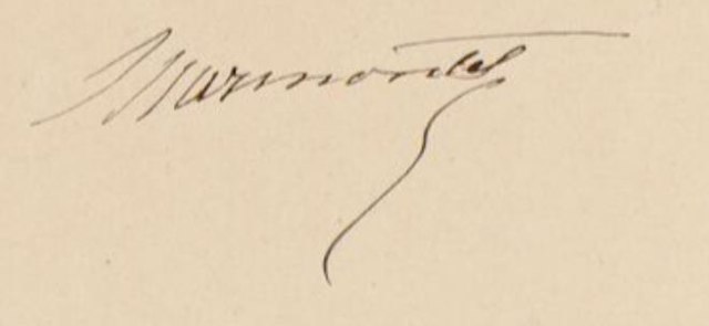 Signature de Antoine Marmontel