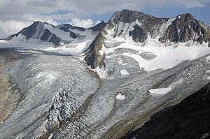 Marzellferner von Nordwesten, vom Marzellkamm (2011)