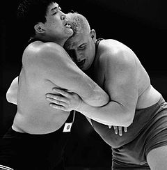 Masa Saito vs Arne Robertsson, Tokyo 1964.jpg