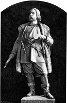 Modell für eine Engelbrektsson-Statue in Örebro (von Carl Gustaf Qvarnström)