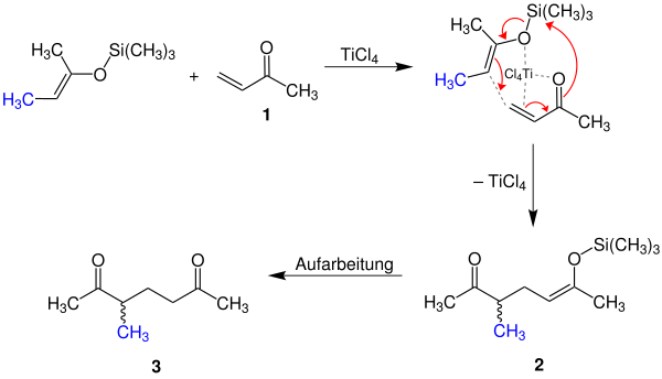 Mukaiyama-Michael-Reaktion Mechanismus