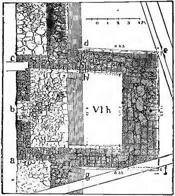 Fig. 18 - Ground Plan of East Tower