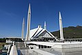 The design of Faisal Mosque in Islamabad, Pakistan is inspired by Bedouin's tent.