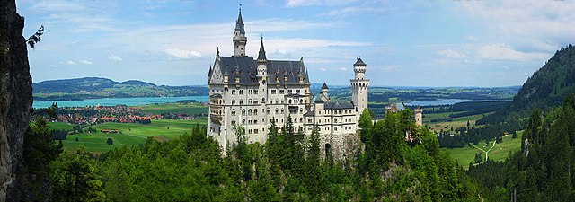 Neuschwanstein Castle panorama