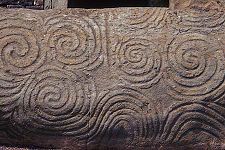 Megalithic art from Newgrange showing an early interest in curves Newgrange Entrance Stone.jpg