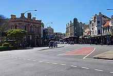 Newtown, one of the inner-most parts of the Inner West, is one of the most complete Victorian and Edwardian era commercial precincts in Australia. Newtown NSW, Cnr King Street & Enmore Road, 2019 (cropped).jpg