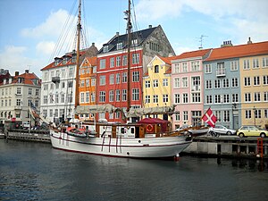 Donna Wood i Nyhavn i Köpenhamn.