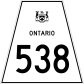 Highway 538 shield